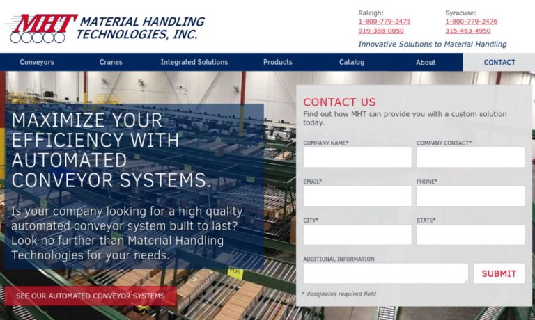 Material Handling Technologies, Inc.