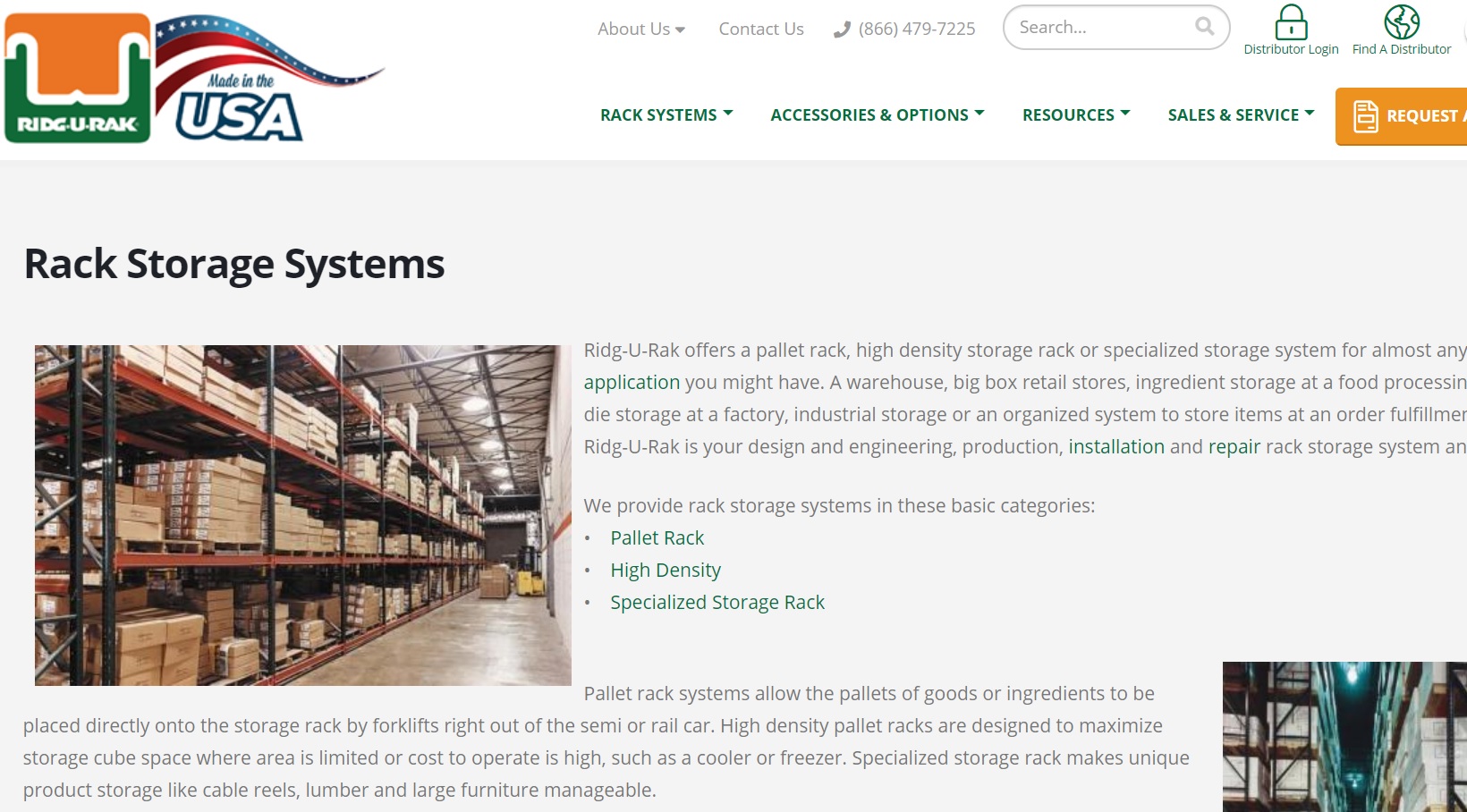 More Storage Rack Manufacturer Listings, Shelving Rack Systems Inc