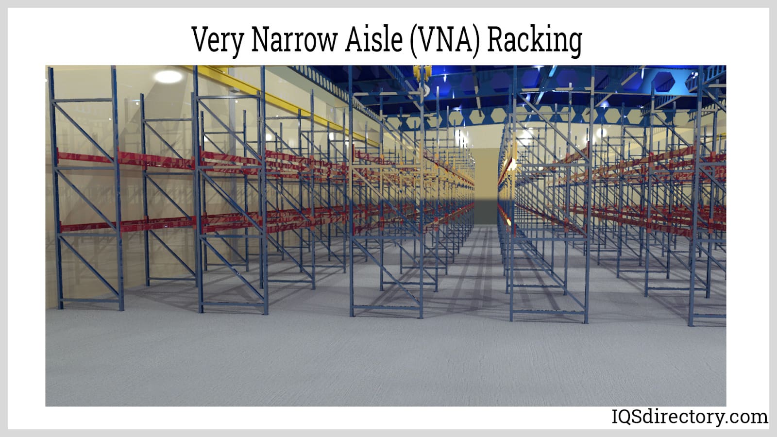 very narrow aisle racking