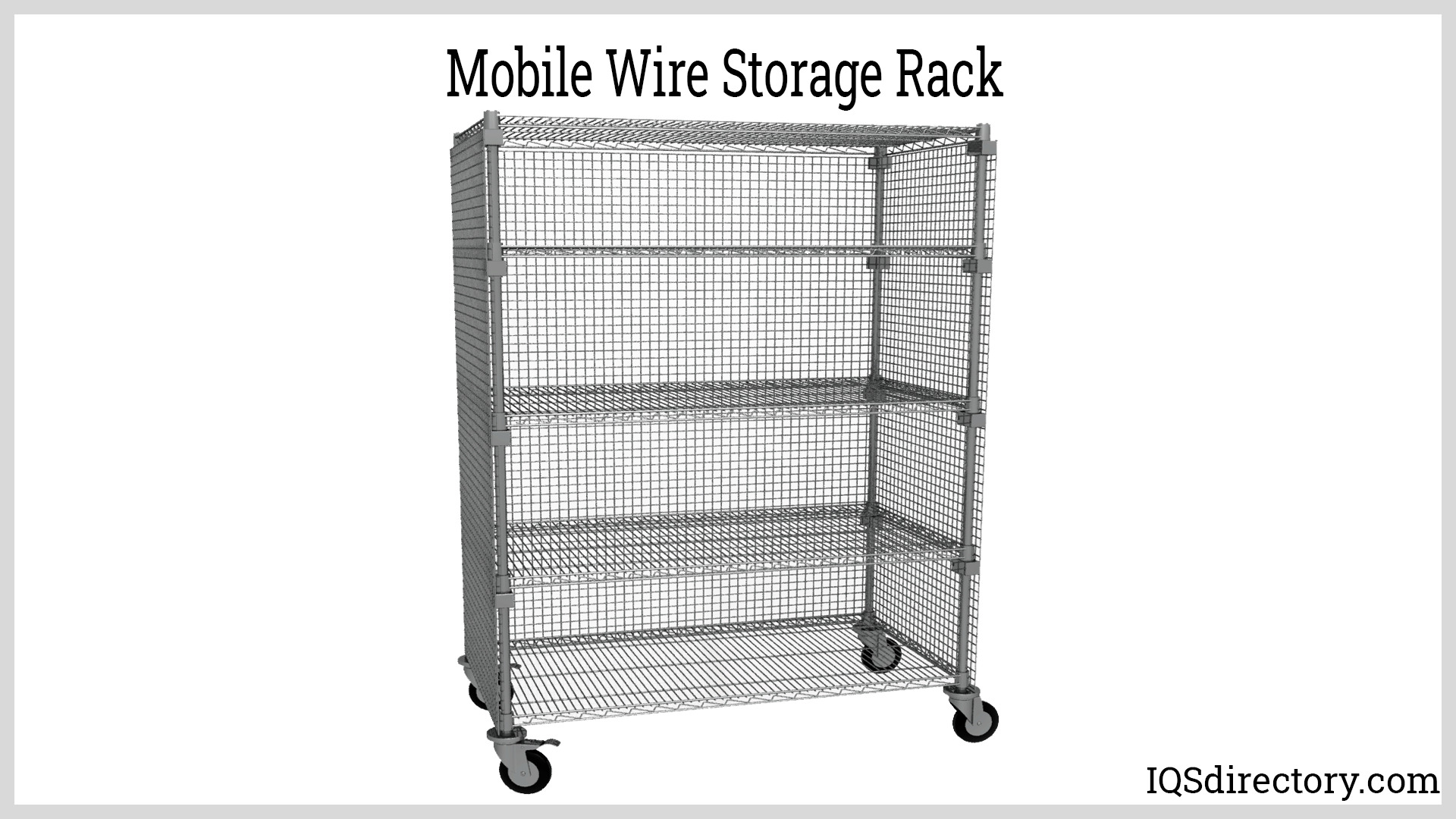 Mobile Wire Storage Rack