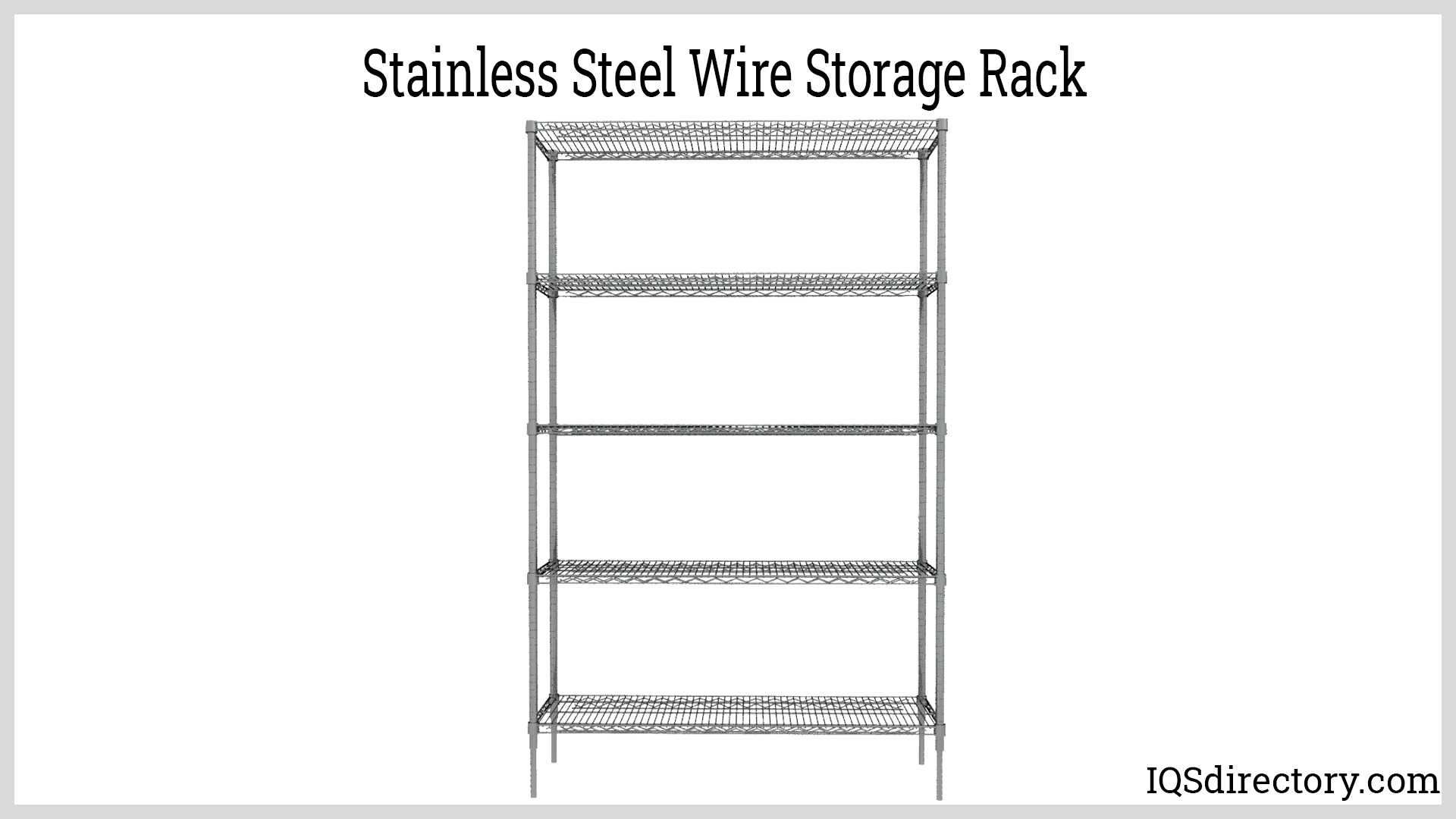 Stainless Steel Wire Storage Rack